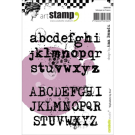 Cling Stamp A6 Alphabets