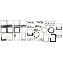 Bold And Bright Paperboard Frames 30 pieces