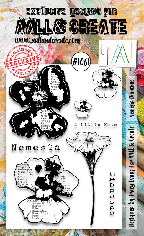 #1061 Nemesia Dianthus A6 Stamp Set
