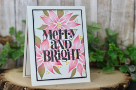 Christmas Flowers Layering Stencil