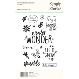 Winter Wonder Photopolymer Clear Stamps