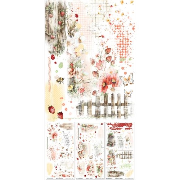 Nature's Haven Rub-On Transfer Set 6"X12"