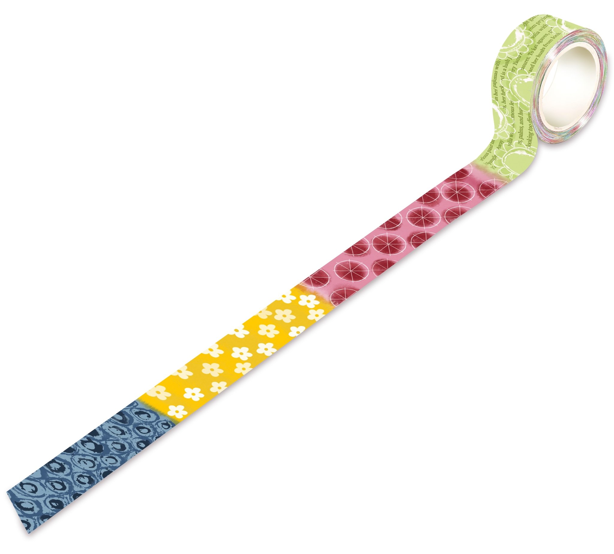 #092 Denim Sunflowers Washi Tape