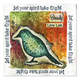 LAV523 Let Your Spirit Take Flight Stamp