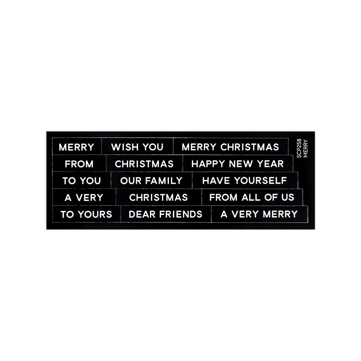 Subsentiments Merry Diecut