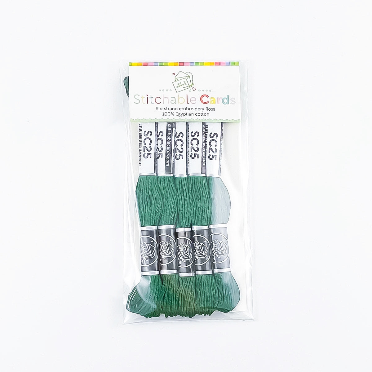 SC25 Embroidery Floss - Dark Bottle Green 5/pk