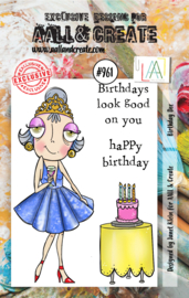 #961 - A7 Stamp Set - Birthday Dee