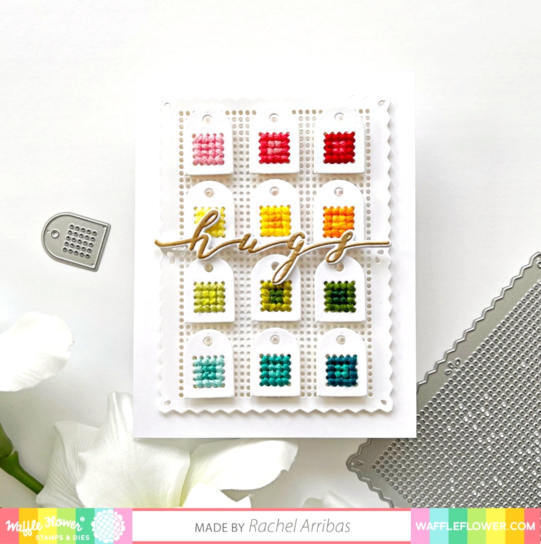 Stitchable Squares Die
