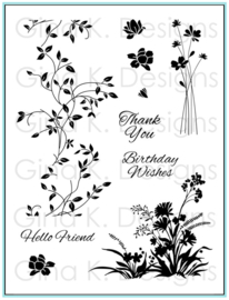 Wild Blossoms Stamps