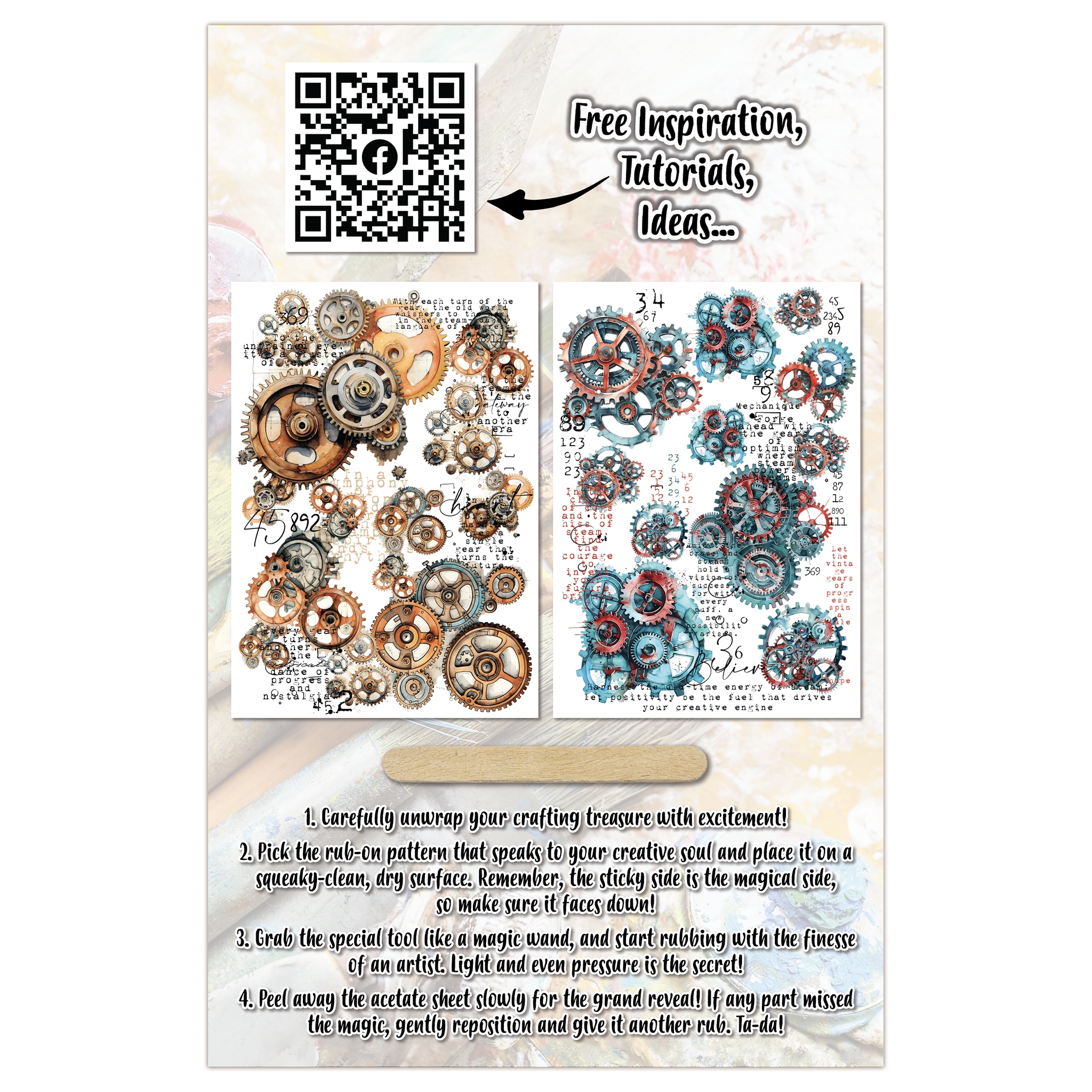 #11 Cogs & Curios A5 Rub-Ons
