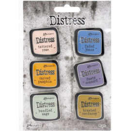 Pin Set 8 Distress Enamel Collector 