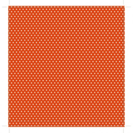 Patterned single-sided orange sm. dot