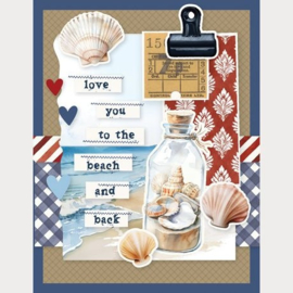 Vintage Sand & Sea Simple Cards Card Kit