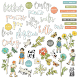Toddler Time Chipboard Set