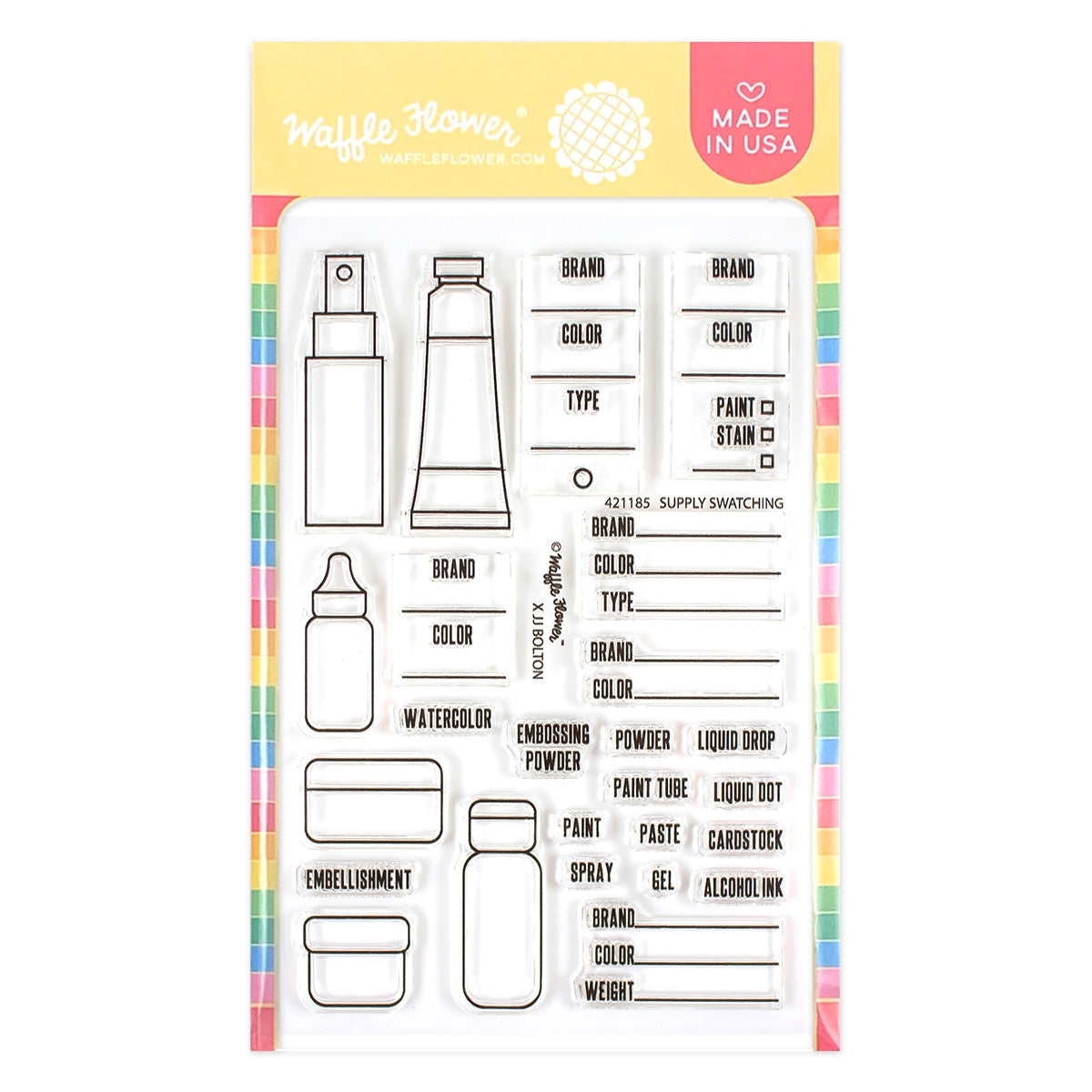 Supply Swatching Stamp Set