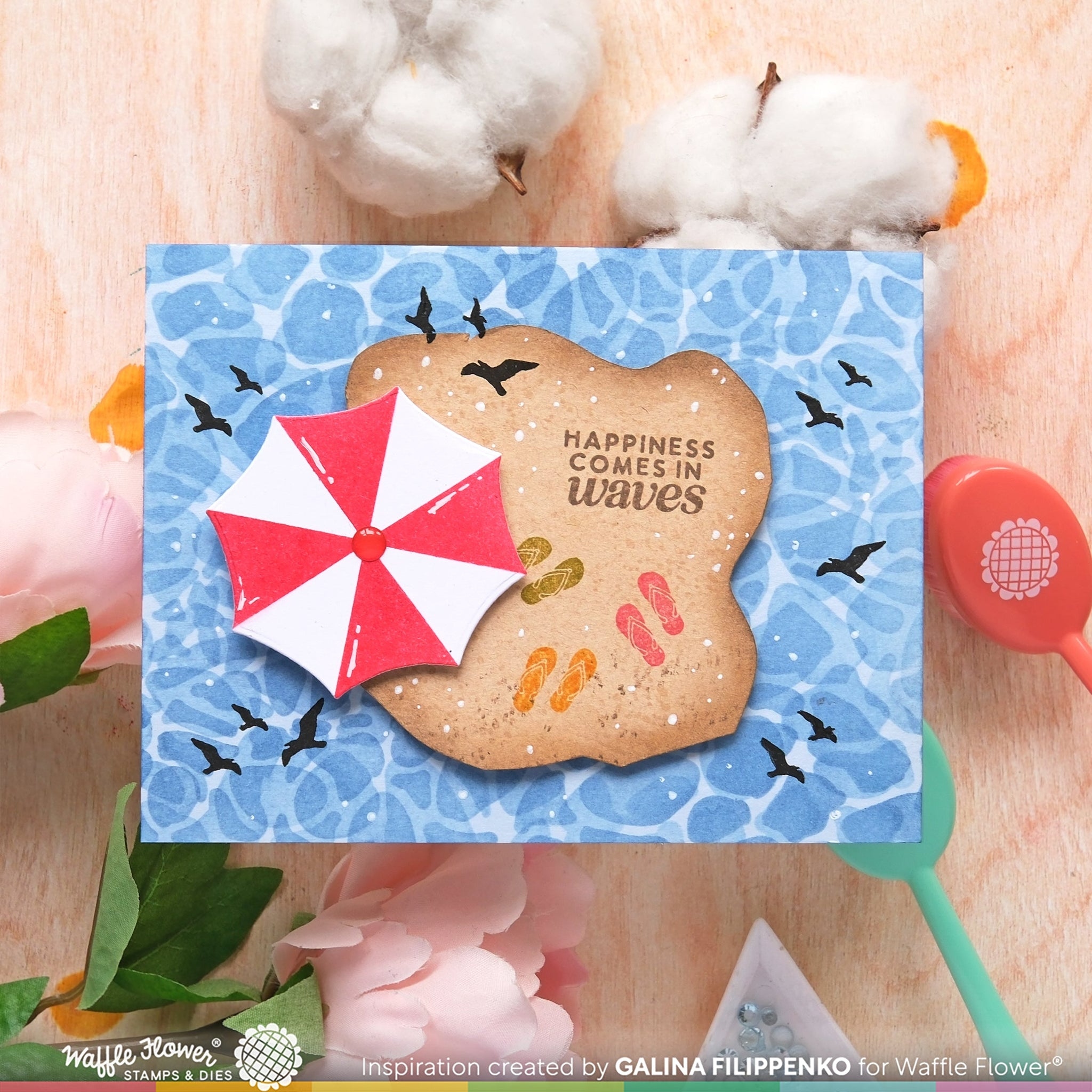 Postage Collage Beach Days Stamp Set