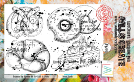 #0644 Sweet Tooth A6 Clear Stamp Set