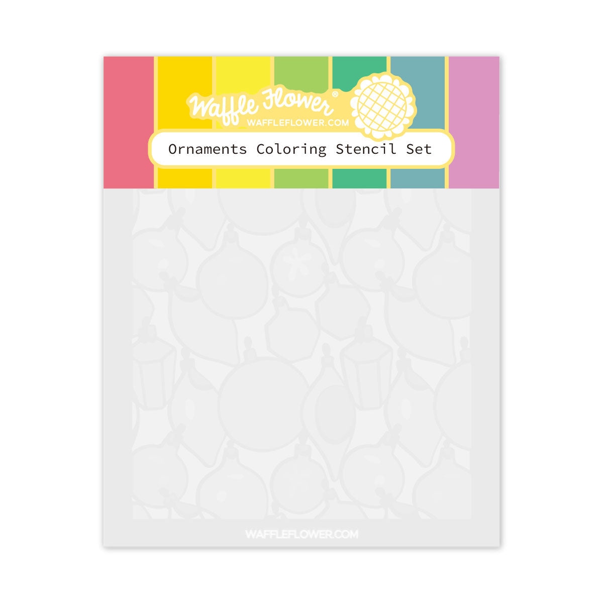 Ornaments Coloring Stencil