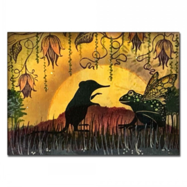 LAV722 Small Frog Stamp