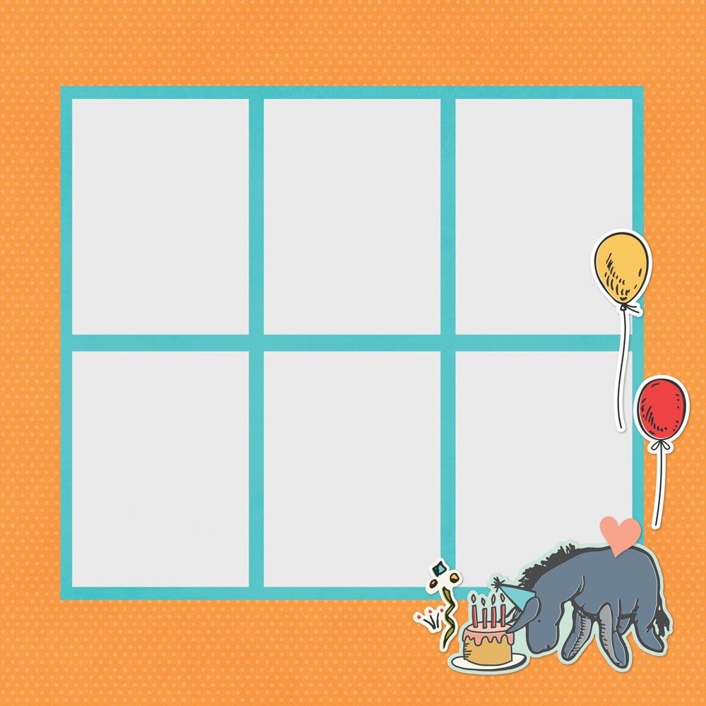 Say Cheese Classic Pooh Birthday Simple Pages Page Pieces