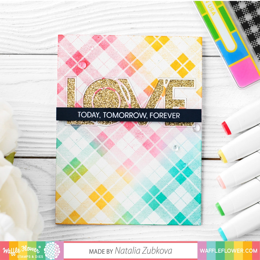 Simply Plaids Stamp Set