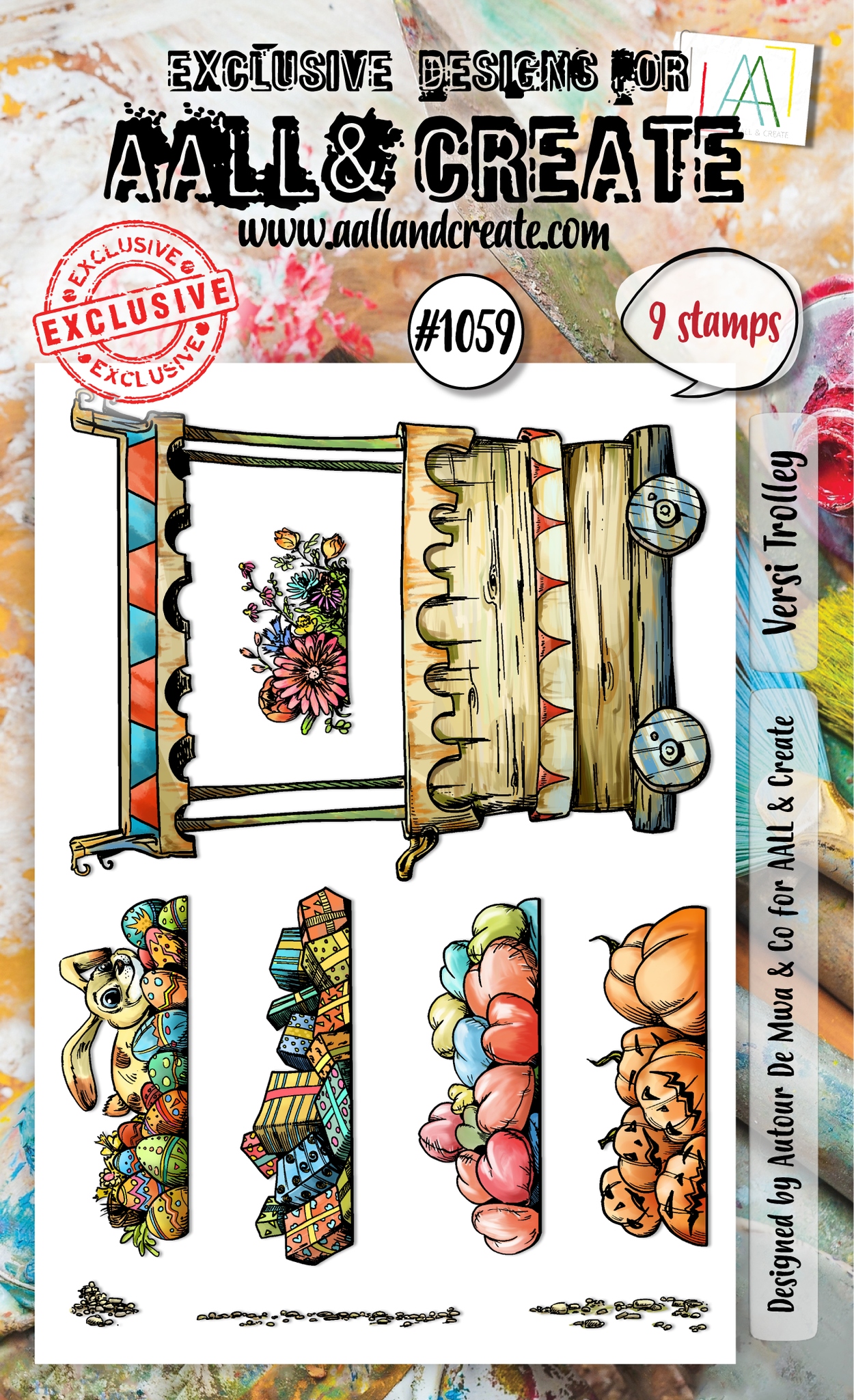 #1059 Versi Trolley A6 Stamp Set