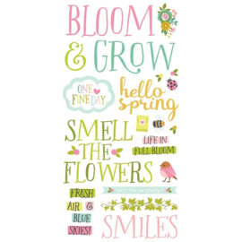 Tea Garden Foam Stickers