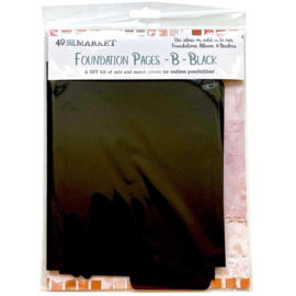 Memory Journal Foundations Pages B Black