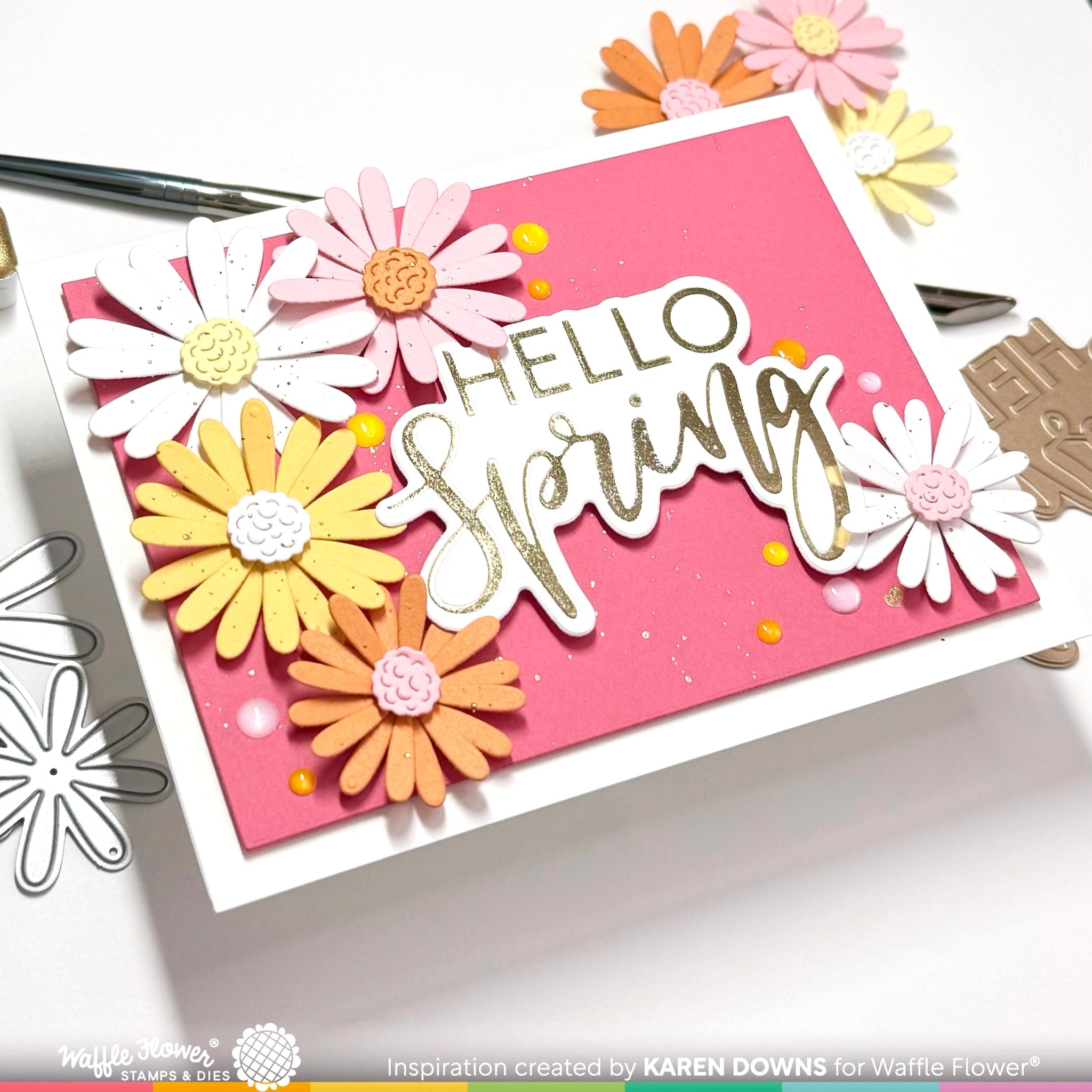 Hello Spring Word Die