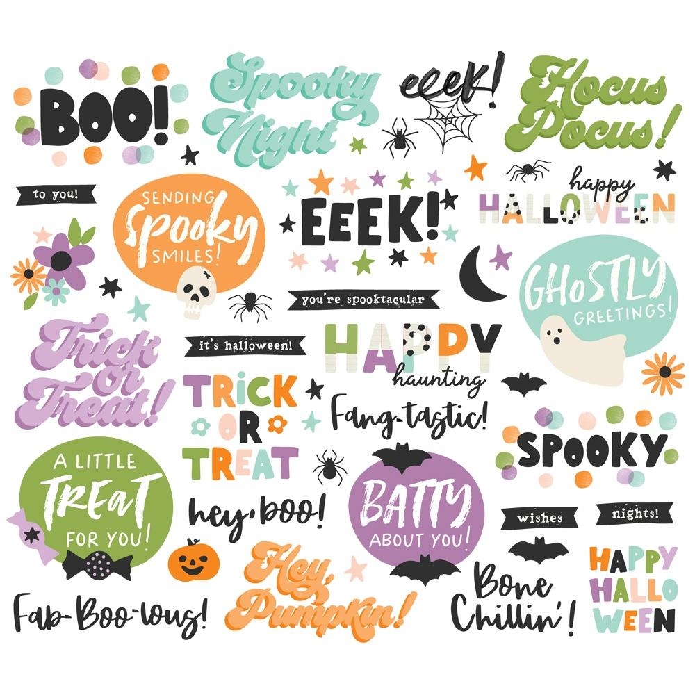 Spooky Things Bits & Pieces Die-Cuts Sentiment