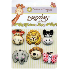 BaZooples Buttons Gertrude & Friends