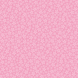 Patterned single-sided l.pink flower