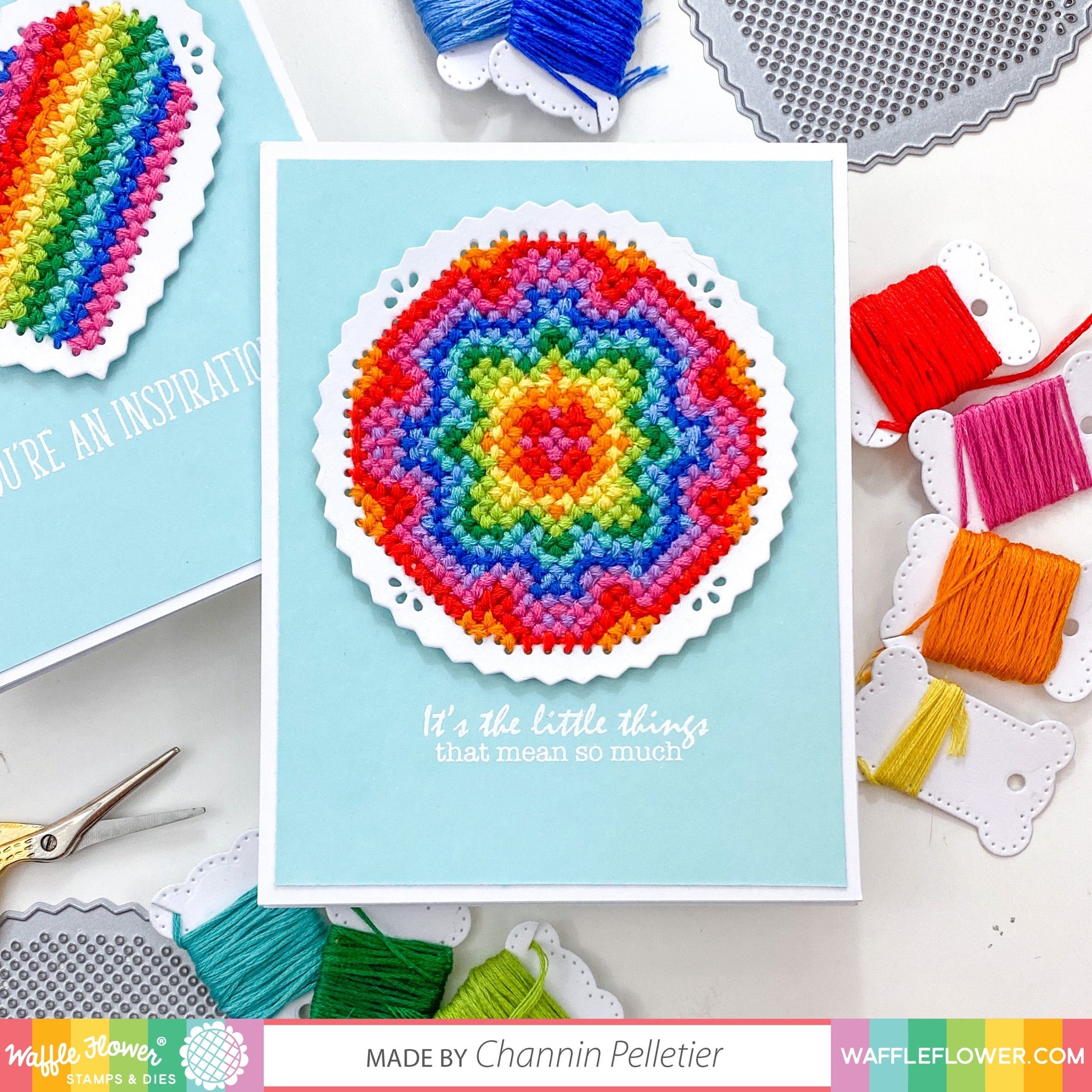 Stitchable Pinking Circle Die