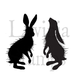 LAV409 Woodland Hares Stamp