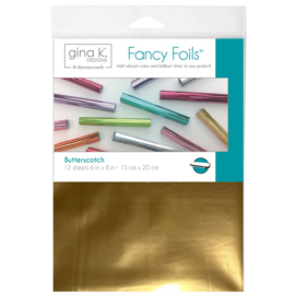 Butterscotch Fancy Foils 6" x 8"