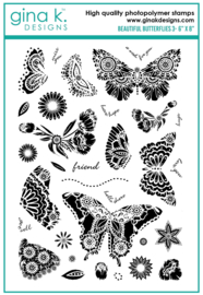 Beautiful Butterflies 3 Stamps