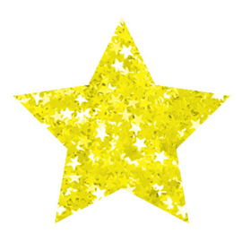 Izink Glitter Gold Stars