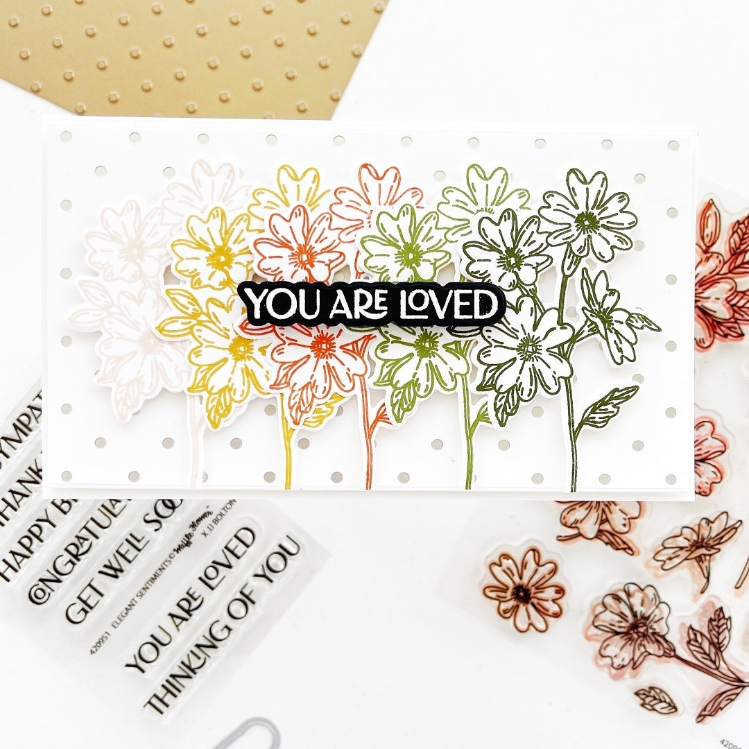 Elegant Sentiments Matching Die