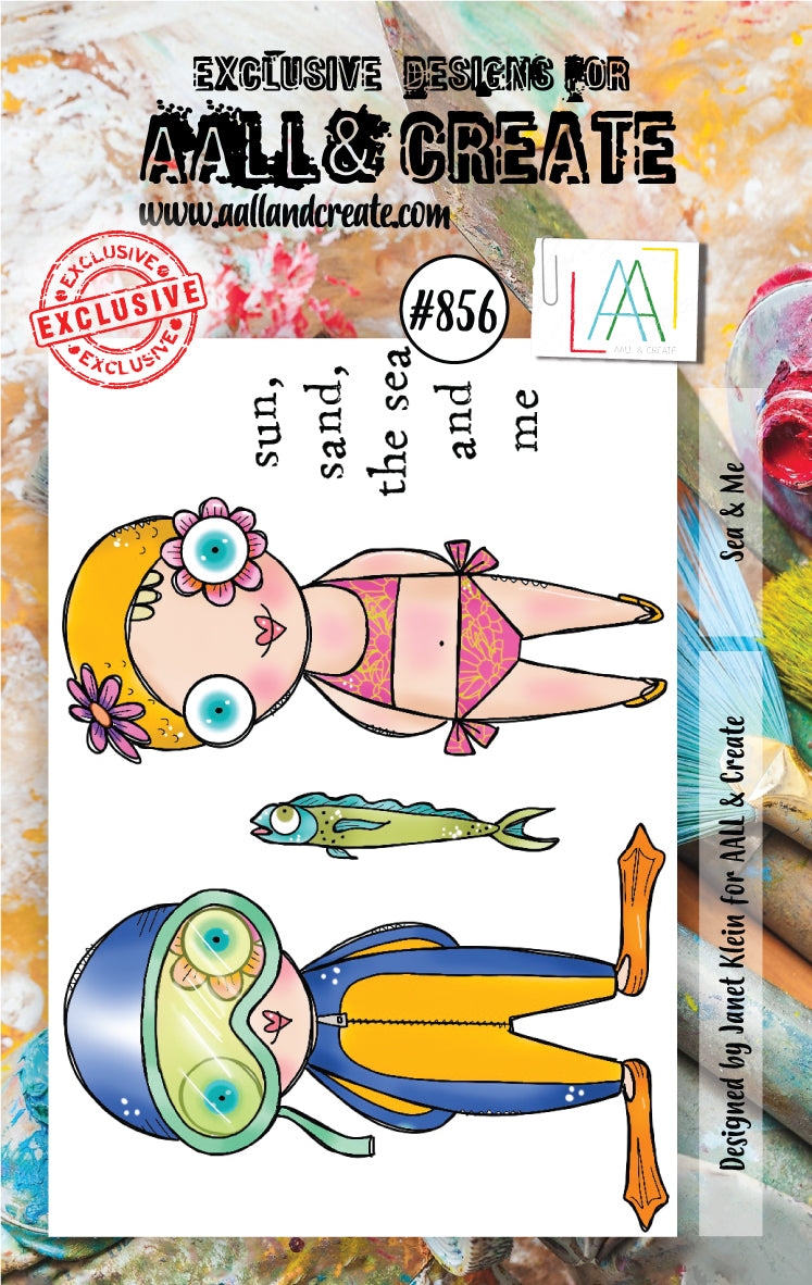 #0856 Sea & Me A7 Clear Stamp Set