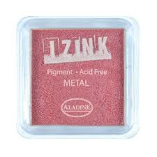 Inkpad Izink Pigment Metal Red Small