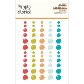 Book Fair Enamel Dots