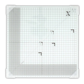 Tempered Glass Cutting Mat 13x13"