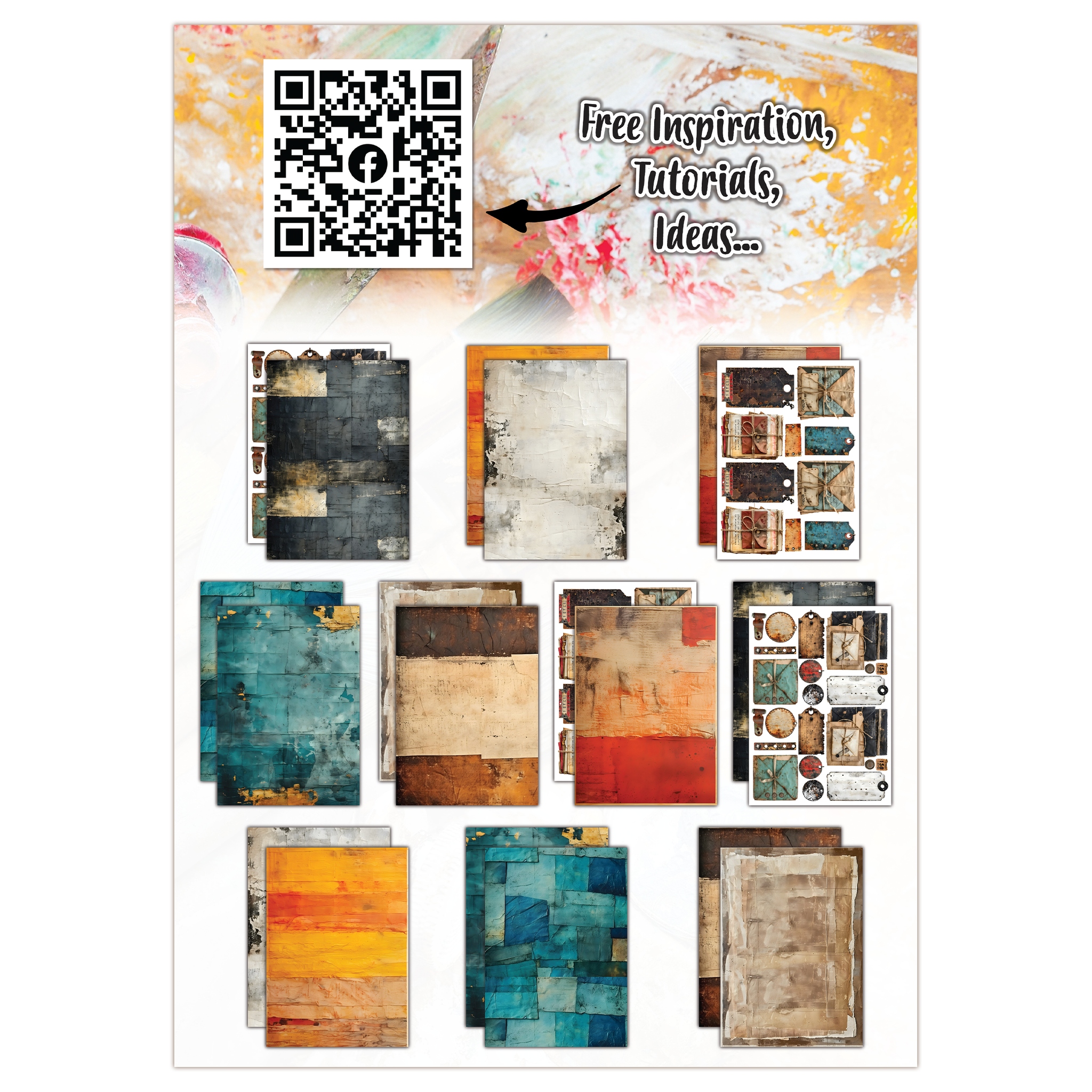 #09 Time-Tarnished Wonders A4 Design Paper