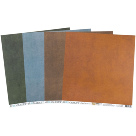 Country Heart Cafe Solids Collection Pack 12"X12"