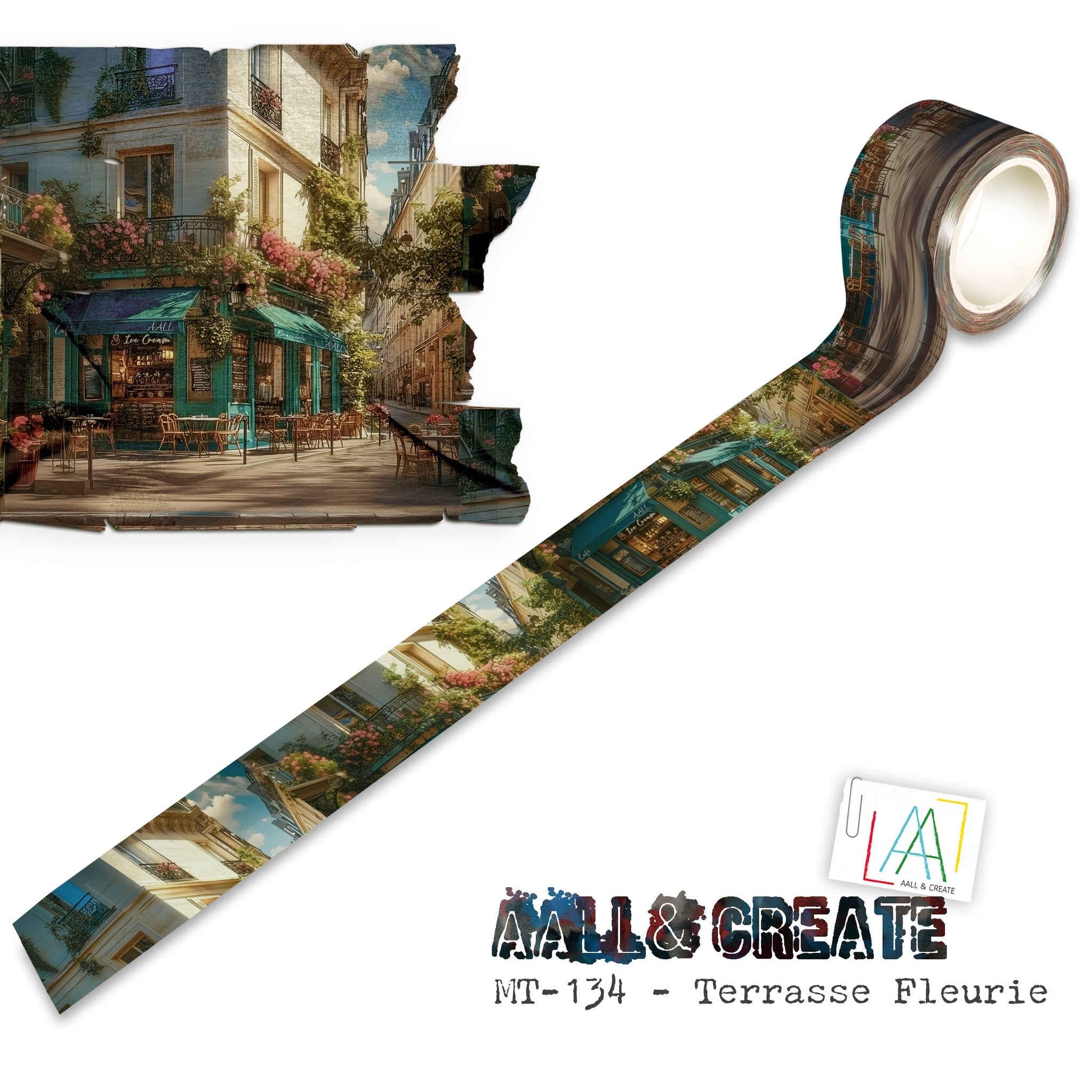 #134 Terrasse Fleurie (Layer-It-Up!) Washi Tape