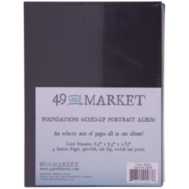 Foundations Mixed Up Album Portrait, Black