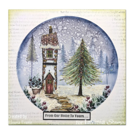 LAV834 Christmas Joy Stamp