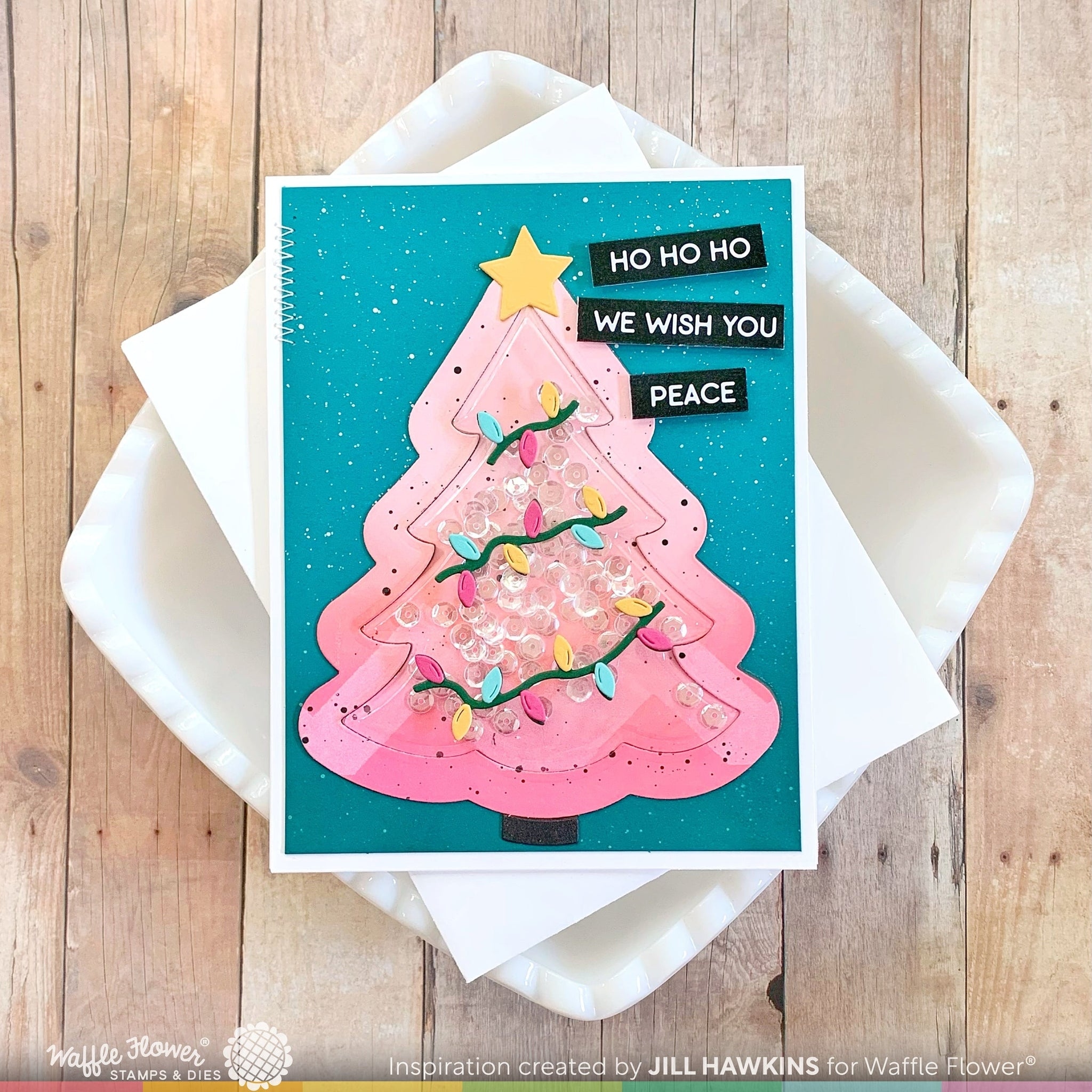 Shaker Slim Cover - Christmas Tree - 3/pk