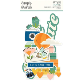 Happy Travels Simple Page Pieces
