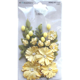 Royal Spray Paper Flowers Sunshine